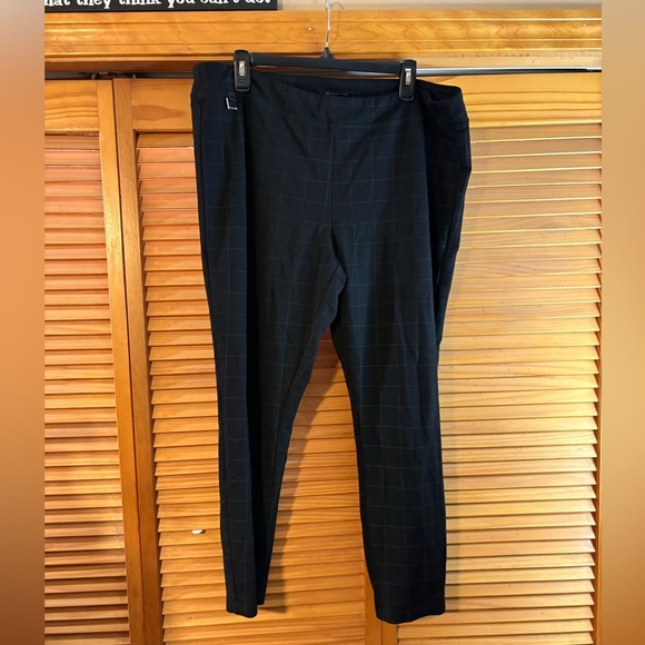 Zac & Rachel Dark Checkered Pants - Picture 1 of 3